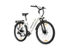 A white electric bicycle is shown against a white background. Produktbild-Vorschau