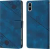 Hülle für iPhone XS Max Prägung Flip Leder Brieftasche Produktbild-Vorschau 1