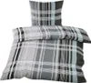 A plaid patterned duvet cover and pillowcase set. Produktbild-Vorschau