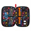 Astuccio a tre lembi con accessori Stitch Black Aloha Anteprima dell’immagine prodotto 4