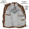 Gipsy - Herren Lederjacke Bikerjacke Lammnappa cognac braun Produktbild-Vorschau 8