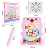 MalPlay Magnettafel Schwein kreativ Kinder Mosaikperlen 20 Produktbild-Vorschau 2