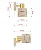 LUXOLAR Wandleuchte Beige Gold E27 mit Kabel, Stecker und Produktbild-Vorschau 2