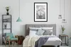 MuchoWow® Gerahmtes Poster Stilleben - Blumen - Schwarz und Produktbild-Vorschau 7