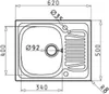 Pyramis Einbauspüle Sparta 1B 1D Edelstahl 100132512 Produktbild-Vorschau 18