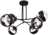 Deckenlampe Toledo schwarz 6-flammig mit schwarzen Produktbild-Vorschau 2