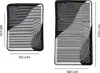 Miqna 2-tlg. rutschfeste Badteppich Set, waschbar (60x100 & Produktbild-Vorschau 2