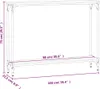 vidaXL Konzolový stolek Sonoma dub 100x22,5x75 cm výrobek Náhled obrázku produktu 7