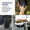 kwmobile Gürteltasche Hülle für Handys mit Gürtelclip - Produktbild-Vorschau 2