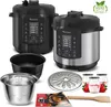 TurboTronic Druckkochtopf 6L mit 2x Topf Edelstahltopf und Produktbild-Vorschau 10