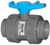 Sibo 25 mm Kugelventil Kugelhahn PVC mit beisdeitiger Produktbild-Vorschau 1