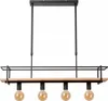 Lampa wisząca MILONGA czarna 4xE27x40W metal Podgląd zdjęcia produktu 1