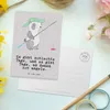 Mr. & Mrs. Panda Postkarte Panda Angeln - Grau Pastell - Produktbild-Vorschau 3