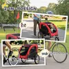 PawHut 2-in-1 Hundeanhänger für Fahrrad Hundebuggy für Produktbild-Vorschau 4