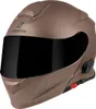 Casco Bogotto H271 BT Bluetooth ribaltabile, marrone opaco, Anteprima dell’immagine prodotto 2