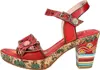 Laura Vita Damen Sandalette Blüte Schmuckstein Kork NELLAO Produktbild-Vorschau 8
