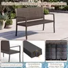 COSTWAY, panchina da giardino resistente alle intemperie, Anteprima dell’immagine prodotto 6