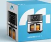 A product box for an air fryer, showing a graphic of the air fryer on the front. Produktbild-Vorschau