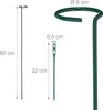 Tuteurs métalliques Relaxdays, lot de 10, tuteurs avec Voir les images du produit 4