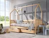 KEF Bett Nel Haus Ebenerdig Einzelbett mit Zwei Schubladen Produktbild-Vorschau 1