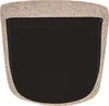 BELIANI Schaukelsessel Sandbeige Bouclé Stoff mit Armlehnen Produktbild-Vorschau 9