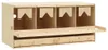 4-delig legnest, 106x40x45 cm, massief hout, grenen Productafbeelding-voorbeeld 2