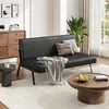 IROPRO Sofa 2 Sitzer, Kunstleder Couch Modern mit Produktbild-Vorschau 3