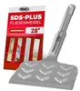 FAMEX SDS-Plus Fliesenmeißel 165 mm, extra breite 75 mm Produktbild-Vorschau 1