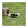 KERBL Kleintierhaus Outdoor (L x B x H 36 x 36 x 40 cm, Anteprima dell’immagine prodotto 5