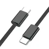 USB-C Ladekabel 1m Schwarz – Gesleevtes USB-C auf USB-C 20W Produktbild-Vorschau 8