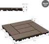 ECD Germany WPC terasové dlaždice, 30x30 cm, 44dílná Náhled obrázku produktu 7