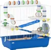 PawHut Hamsterkäfig für Zwerghamster 4 Etagen Nagerkäfig Produktbild-Vorschau 1