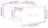 vidaXL Nachttisch 2 stk. Artisan-Eiche 35 x 35 x 20 cm Produktbild-Vorschau 8