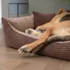 4L Textil MOLLY Hundebett aus Cord mit erhöhtem Rand, Produktbild-Vorschau 9