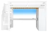 Hochbett 140x200 cm mit Schreibtisch, Regal, Produktbild-Vorschau 16
