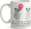 Mr. & Mrs. Panda Tasse 4. Geburtstag - Weiß - Geschenk, Produktbild-Vorschau 3