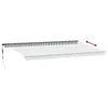 Möbel Markise Automatisch Anthrazit und Weiß 600x350 cm - Produktbild-Vorschau 6