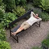 di volio Gartenbank ITRI - Schwarz, Sitzbank in Holzoptik, Produktbild-Vorschau 11