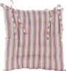 Rosa gestreiftes Stuhlkissen aus Anna's Collection, 38x38 Produktbild-Vorschau 1