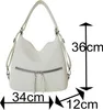 Damen Shopper Tasche groß Hobo Bag – vegane Leder Produktbild-Vorschau 6