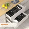 Besteckkasten für Küche, Ausziehbarer Besteckschublade 6-8 Produktbild-Vorschau 5