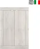 Flurschrank Mehrzweck 2-türig 78x116cm Basic Jessy - Shabby Produktbild-Vorschau 2