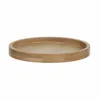 A simple, clean product shot of a round wooden tray. Podgląd zdjęcia produktu