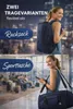 Sac de sport BeMaxx 40 L bleu Fonction sac à dos Voir les images du produit 5