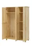 SIT Möbel Kleiderschrank mit 3 Türen | Kiefer-Holz massiv | Produktbild-Vorschau 3