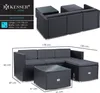 KESSER® Polyrattan Lounge Aruba – Gartenlounge für 3-4 Produktbild-Vorschau 7