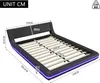 Flieks Polsterbett 140x200cm mit LED, Doppelbett Jugendbett Produktbild-Vorschau 7