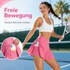 Tennis Skort - Gonna sportiva da donna con pantaloncini e Anteprima dell’immagine prodotto 4