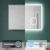 SUNXURY LED koupelnové zrcadlo s trojnásobnou lupou, Náhled obrázku produktu 7