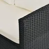 Juskys Polyrattan Lounge Manacor - Sofa, stolik, stołek i Podgląd zdjęcia produktu 20